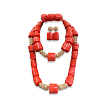 Load image into Gallery viewer, OLA- stunning four piece coral set
