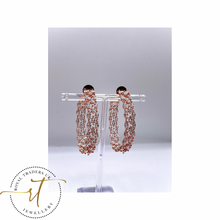 Load image into Gallery viewer, Ruchala-Rose gold hoop earrings
