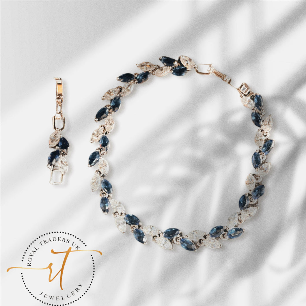 True Blue- pretty blue bracelet