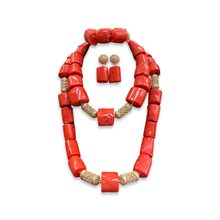 Load image into Gallery viewer, OLA- stunning four piece coral set
