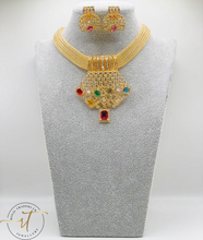 Load image into Gallery viewer, Grace - American Diamond Set of Necklace and Earrings
