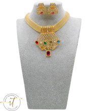 Load image into Gallery viewer, Grace - American Diamond Set of Necklace and Earrings
