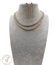 Load image into Gallery viewer, Layla - American Diamond Jewellery Set
