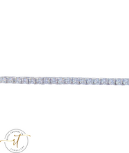 Load image into Gallery viewer, Silver American Diamonds Tennis Bracelet
