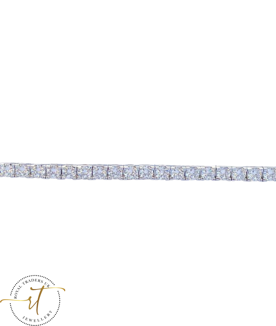 Silver American Diamonds Tennis Bracelet