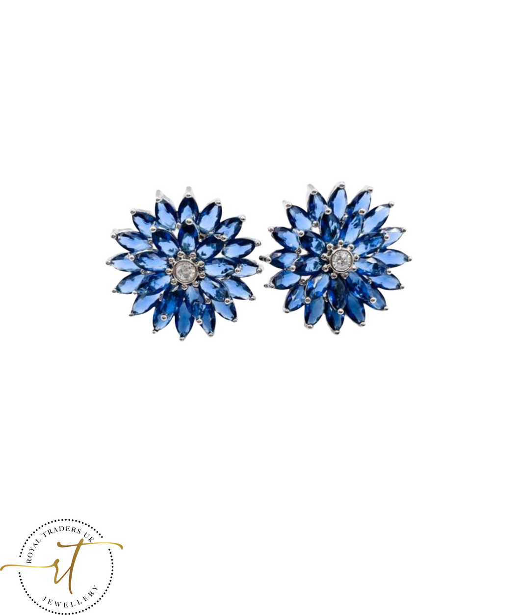 Skye - Beautiful Blue Stud Earrings