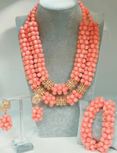 Load image into Gallery viewer, Maarit - Coral Jewellery Set
